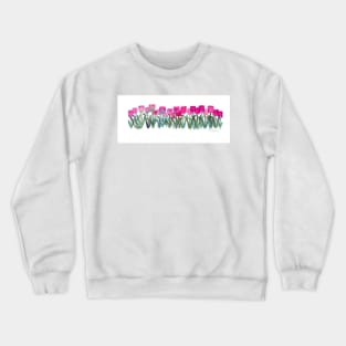 Pink Tulip Crewneck Sweatshirt